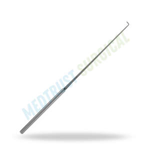 Micro Gancho Nervioso de 215 mm, Instrumento Quirúrgico Neuroespinal para Retracción y Exploración de Raíces Nerviosas - Product Image 3