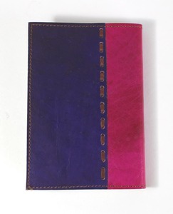 2026 A5 Custom Printed Pink Genuine Leather Glue Bound Notebook <b>Daily</b> Weekly Monthly Organizer <b>Planner</b> Blank Journal Gift - Product Image 6