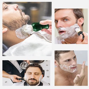 1 o 2 Piezas: Tazón Profesional para Afeitar la Barba para el Cuidado Masculino, Taza de Plástico para Espuma de Jabón con Asa para el Cuidado de la Barba del Hombre - Product Image 6