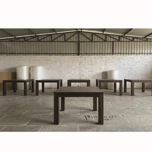 Table basse en bois traditionnelle avec étagère spacieuse, écologique et durable pour un salon moderne - Product Image 4