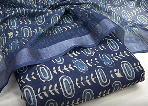 Tissu en poly-lin tissé imprimé pour la confection de vêtements ethniques et de vêtements pour femmes destinés aux créateurs de mode - Product Image 2
