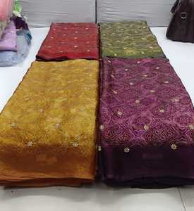 Tela de Lentejuelas Puras de 65 GSM y 44 Pulgadas de Ancho, Material Brillante para Prendas Étnicas de Boutique y Vestidos de Diseñador - Product Image 3