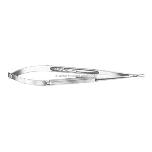 Porte-aiguilles micro-surgicaux manuels en acier inoxydable (droit) 18,5 cm de haute qualité réutilisables A-1 VERITAS Sialkot Instrument Set - Product Image 5