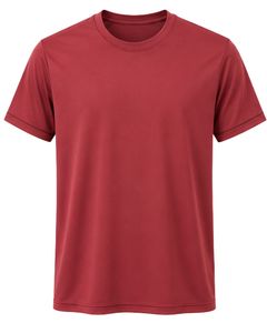 Manufacturer Custom <b>Red</b> Mens Quick Dry Sports T Shirt Breathable Polyester Gym Running Workout Activewear Plain Fitness Tee Top - Product Image 1