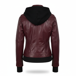 Chaqueta de Piel de Oveja para Mujer con Acabado Teñido, Diseño Personalizable, Impermeable y Ecológica - Product Image 2