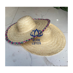 BEST SELLING Natural Mexican Straw Hat For Fiesta Celebrations, Themed Restaurant <b>Decor</b>, <b>Party</b> Photography And Gift Shops - Product Image 1