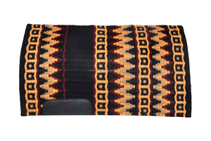 Tapis de selle western en laine de qualité supérieure, tissé à la main, motif Navajo, équipement équestre, accessoires pour chevaux, produit équestre - Product Image 2