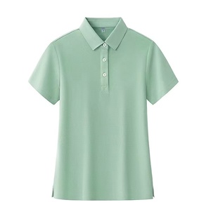 Polo de Algodón 2026 Unisex, Liso, con 3 Botones, Manga Corta, Camiseta Polo para Mujer, de Calidad, Casual, Holgada, Básica - Product Image 5