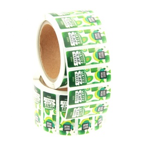 CMYK Printing Orange Juice <strong>Labels</strong> <strong>Maker</strong> Self Adhesive Fruit Drink Stickers <strong>for</strong> Beverage Glass Plastic Bottles <strong>Jars</strong> - Product Image 2