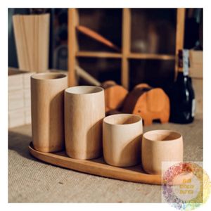 Natural Bamboo Cup Eco Friendly Handmade Reusable Drinking Ware Sustainable Tableware for <b>Kitchen</b> Cafe Restaurant and <b>Camping</b> - Product Image 6