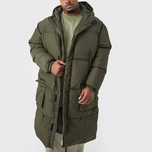 Chaqueta de Plumón para Hombre, Gruesa, Cálida, Impermeable, Resistente al Viento, con Logotipo Personalizado, Venta al Por Mayor - Product Image 4