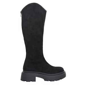 รองเท้าบูทผู้หญิงทรงสูงถึงเข่า ยี่ห้อ Ann'S ทำจากหนังกลับ พื้นหนาแบบ Chunky Platform Lug Sole สวมใส่สบาย ทรงกว้างพิเศษ - Product Image 2