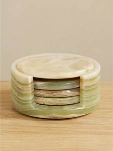 Sous-verres en bois naturel pour boissons chaudes et froides |   Sous-verres faits à la main en bois de manguier |   Utilisation à domicile, au bureau et au restaurant - Product Image 5