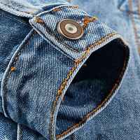 Vestes en jean personnalisées pour hommes, effet vieilli, imprimées, confortables, et ensembles de jeans pour hommes – Nouveauté très demandée auprès des fabricants de vêtements