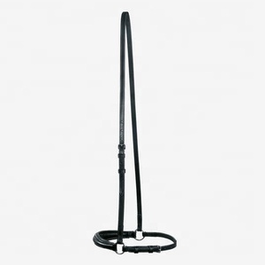 Noseband de estilo Hanoverian de alta calidad, decoración de cristal marrón islandés, mejor precio, cuero de caballo Rein con hebilla de latón - Product Image 1