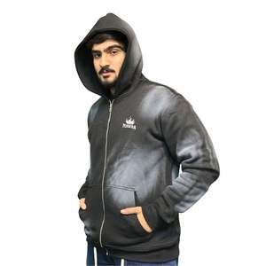 Sweat à capuche Mawra Winter Sunfade, logo personnalisé de haute qualité, broderie appliquée, tissu en molleton 100% coton, unisexe - Product Image 1