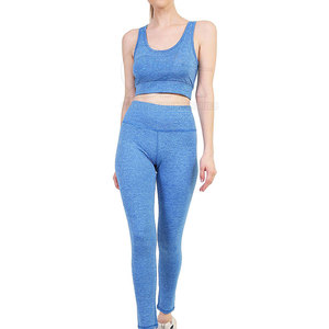Ensemble de yoga pour femmes à haute élasticité, soutien-gorge de sport et leggings, vêtements de sport, ensemble de yoga pour femmes en 2 pièces - Product Image 4