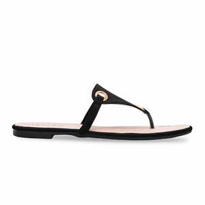 Noir Basketball Style Casual Chappal CL1539 Chaussures - Product Image 3