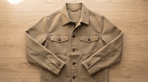 <b>Khaki</b> <b>Men's</b> Denim Jacket Zipper Neck Casual Spring Finished Patchwork Heart OEM Service Customized Anti-UV Bomber Workwear - Product Image 3