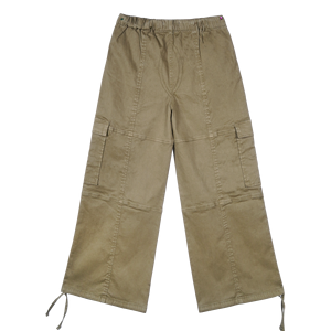 Pantalones Cargo Casuales de Mezclilla para Mujer, Lavables, de Verano, de Color Sólido, de Pierna Ancha, para Uso Diario, Hechos de Forma Sostenible, 7.37 oz - Product Image 3