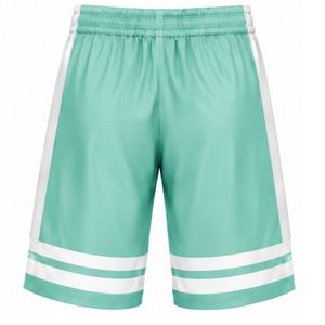Men Mint <b>Green</b> Sublimated Ice Hockey Shorts Polyester Striped Athletic Team Sportswear Match Training Game Apparel - Product Image 2