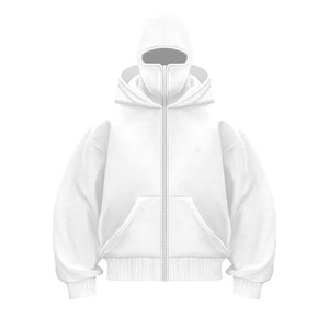 Sudadera con Capucha Extra Grande para Hombre, Tejido Jersey, Estilo Urbano, Diseño con Bolsillos, Algodón Antiencogimiento, Ropa Casual de Otoño - Product Image 1