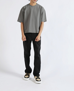 T-shirt pour homme à coupe ample personnalisée, imprimé, grande taille, 100% polyester, t-shirt vierge pour sublimation - Product Image 1