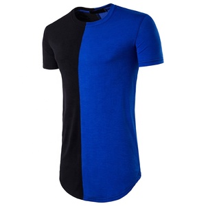 T-shirt Homme Oversize 2024 de Haute Qualité, Style Streetwear Décontracté, Couleur Unie, 100% Coton, Col Rond, Impression Logo Personnalisé, Hip Hop, Sport - Product Image 3