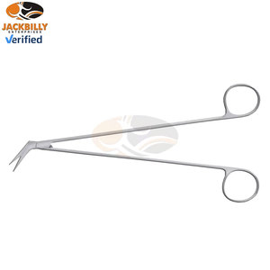 Ciseaux vasculaires manuels De Bakeiy en acier inoxydable, instruments médicaux de précision, pointe angulaire tranchante, chirurgicaux professionnels - Product Image 5