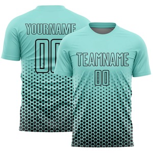 Uniforme de Fútbol de Tela Deportiva de Poliéster, Diseño Transpirable y Cómodo de Alta Calidad, Diseños Personalizados, Ropa Deportiva, Transferencia Térmica - Product Image 2