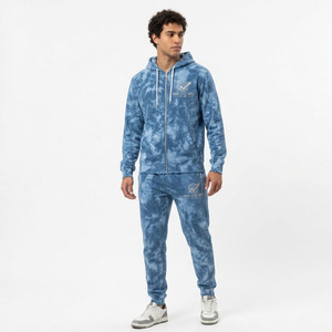 Veste unisexe personnalisée coupe régulière imprimée délavée à l'acide, épaisse, 100 % polyester, coupe-vent, séchage rapide, décontractée, hiver, 2-en-1, longueur intégrale - Product Image 4