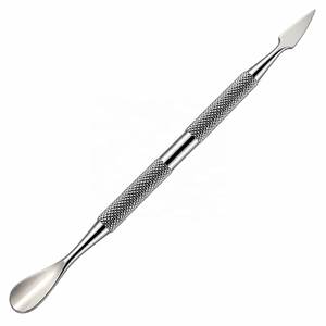 Pousse-cuticules double tête en acier inoxydable réutilisable Morje Surgical, outil professionnel pour la manucure - Product Image 2