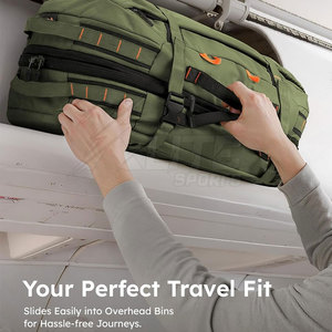 High Quality Polyester Lightweight Convertible Backpack Duffel with Large Capacity Strong Stitching for Sports & Outdoor Travel - Product Image 4