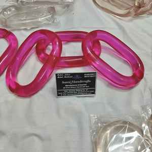 Chaîne murale en résine couleur bonbon, entièrement nouvelle, avec maillons personnalisables et les meilleures couleurs, idéale pour la décoration de la maison et du bureau. - Product Image 4