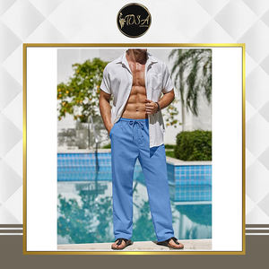 En stock – Pantalon homme en tissu Oxford léger, respirant, anti-boulochage, imperméable et durable, qualité supérieure - Product Image 3