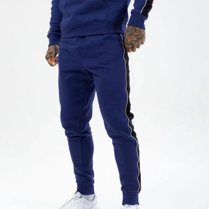 Wholesale Mens Hoodie Tracksuit Set Cotton <b>Fleece</b> <b>Joggers</b> Full Zipper Casual Custom Sportswear - Product Image 3