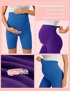 Shorts de maternité à séchage rapide, confortables, respirants, élastiques, sans coutures, avec logo personnalisé, shorts de maternité d'été sexy, shorts de fitness pour cyclistes - Product Image 5