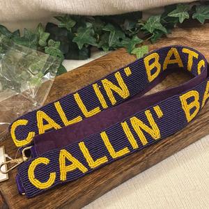 ROCK CHALK Correa para bolso universitario y cinturón para bolso, única, duradera, de moda, con cuentas, bordado artesanal, ajustable, personalizada, con cuentas de semilla, tipo bandolera - Product Image 5