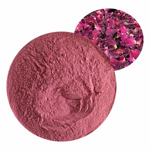 Polvo de Rosa a Granel de Grado Alimenticio, Polvo Floral Comestible Puro para Bebidas, Repostería, Postres, Helados y Smoothies de la India - Product Image 1