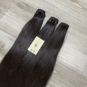 Venta al por mayor de extensiones de cabello humano vietnamita natural negro crudo sin procesar cutícula alineada - Product Image 2