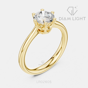 Bague de fiançailles solitaire ronde 1,10 carat, bijoux fins, certifiée IGI, or blanc 14 carats, diamant de laboratoire, bague d'anniversaire - Product Image 6