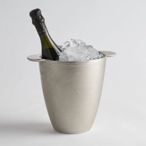 Refroidisseur à vin en métal de luxe, seau à champagne en acier inoxydable à double paroi, refroidisseur de boissons pour hôtel et restaurant - Product Image 6