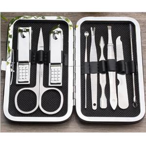ชุดอุปกรณ์ทำเล็บมือและเล็บเท้าแบบมืออาชีพ 9 in 1 สำหรับคุณพ่อ สามี ผู้ชาย เพื่อนชาย ของขวัญวันหยุด วันเกิด คริสต์มาส - Product Image 1