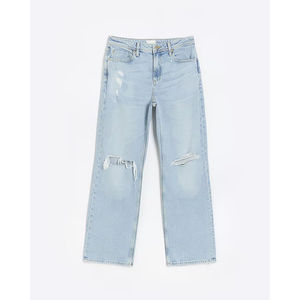 Jean en denim taille haute pour femme, style streetwear, coupe crayon, skinny, grande taille - Product Image 1