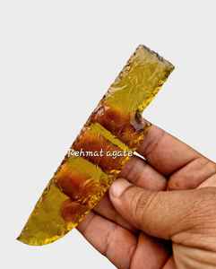 Colección Artesanal de Citrino Pulido con Grabado Láser: Puntos Rituales, Lunas Crecientes y Herramientas - Product Image 2