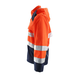 Chaquetas de Seguridad de Invierno Fluorescentes Personalizadas de Alta Visibilidad, Resistentes al Viento, con Cinta Reflectante - Product Image 2