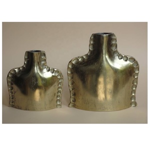 New Arrival Modern High Quality <b>Vase</b> Matki Style Aluminum Gold Hammered Finish Tabletop <b>Vase</b> Handmade Flower Centerpiece <b>Vase</b> - Product Image 6