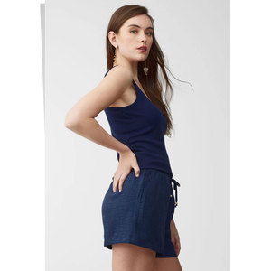Camiseta sin mangas ajustada para mujer, estilo veraniego, básica, suave, elástica, informal, con logo personalizado, varios colores, al por mayor - Product Image 3