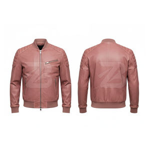 Brand New Design Men's Full-Sleeve <b>Leather</b> Motorcycle <b>Jacket</b> Light Weight <b>Winter</b> Wear Fashionable OEM ODM Waterproof Reversible - Product Image 2