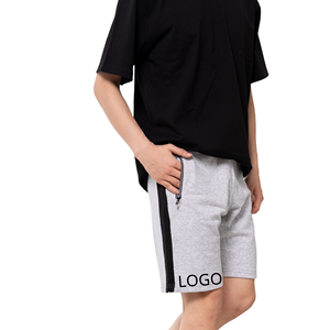 Shorts de sport mi-taille en toile respirante pour hommes, 100 % coton, fabrication OEM/ODM sur mesure, prix compétitif, Vietnam - Product Image 1